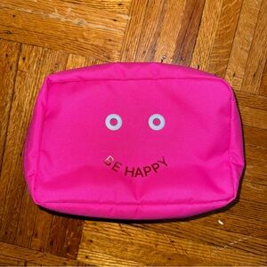 Pink Smiley Face Pouch Lululemon